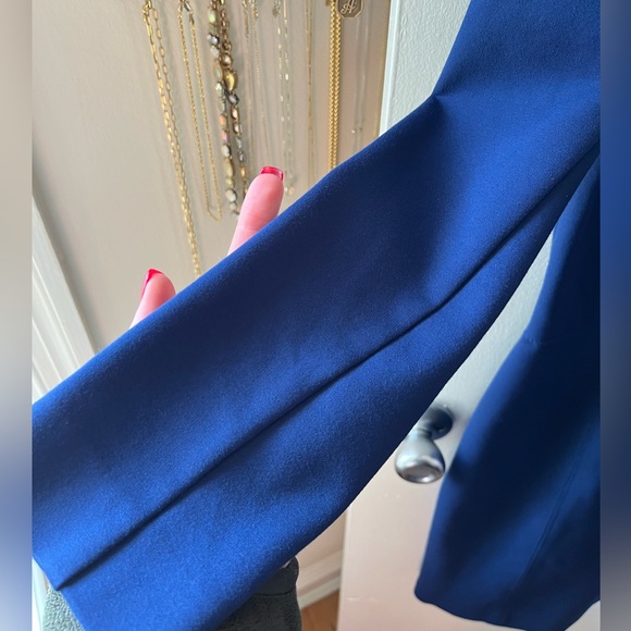 J. Crew Navy 3/4 Sleeve Ponte Sheath Dress - Picture 4 of 5